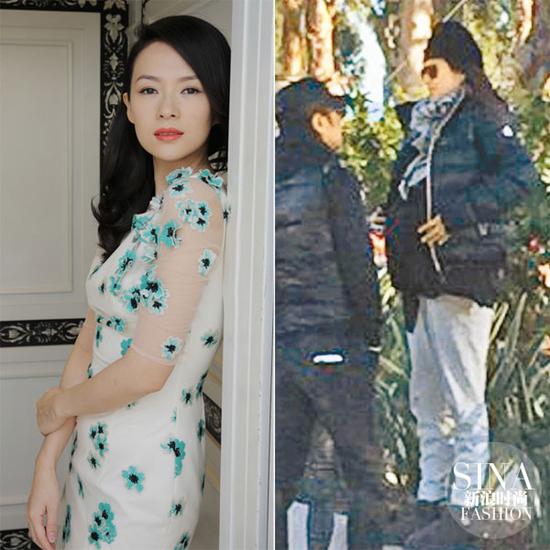 章子怡懷孕后，這帽子戴的也太奇特