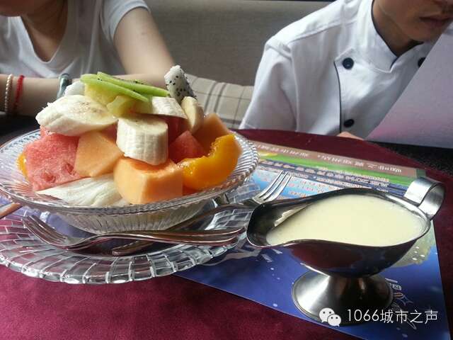 水果沙拉。真材實料。