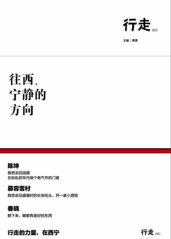 陳坤首次擔(dān)當(dāng)出品人的《往西，寧?kù)o的方向》