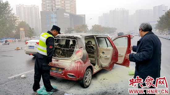 被燒的電動(dòng)車