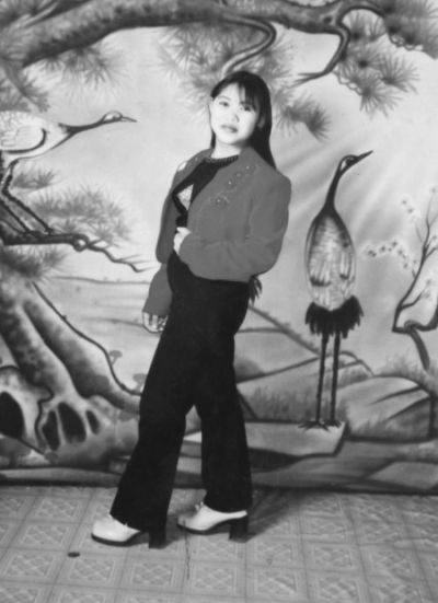 　錢家保存的錢仁鳳年輕時的照片。