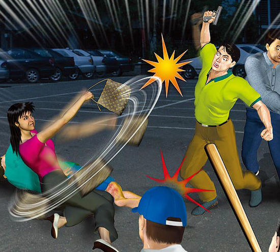 一名臺灣女子甘愿用肉身為男友擋子彈。（示意圖，來自臺媒）