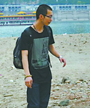 喜歡考古的小楊。受訪者供圖