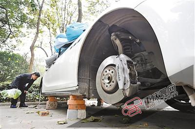 賊娃子辯稱只是為了試試豪車輪胎好不好下。