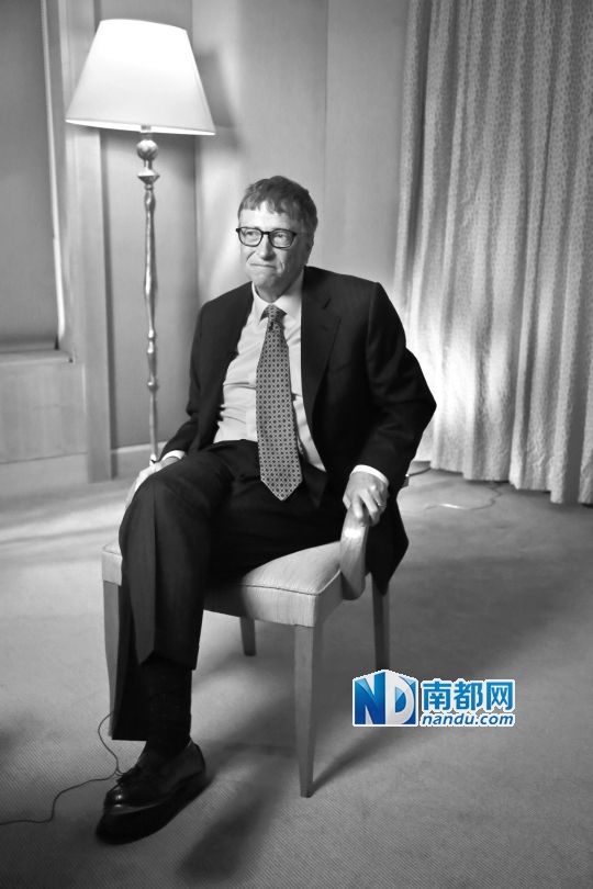 比爾·蓋茨接受美國《滾石》雜志專訪。