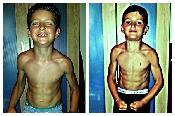 年僅8歲的布蘭登·布萊克因其完美的身型，被贊為迷你版的阿諾德·施瓦辛格。