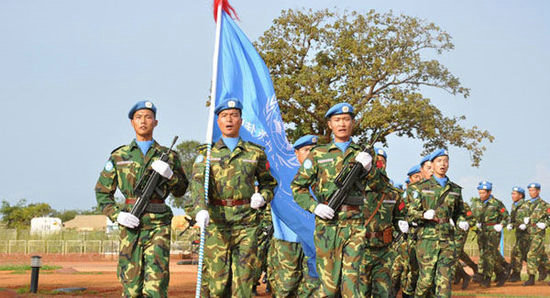 資料圖：中方將派遣700名官兵前往南蘇丹進行維和。