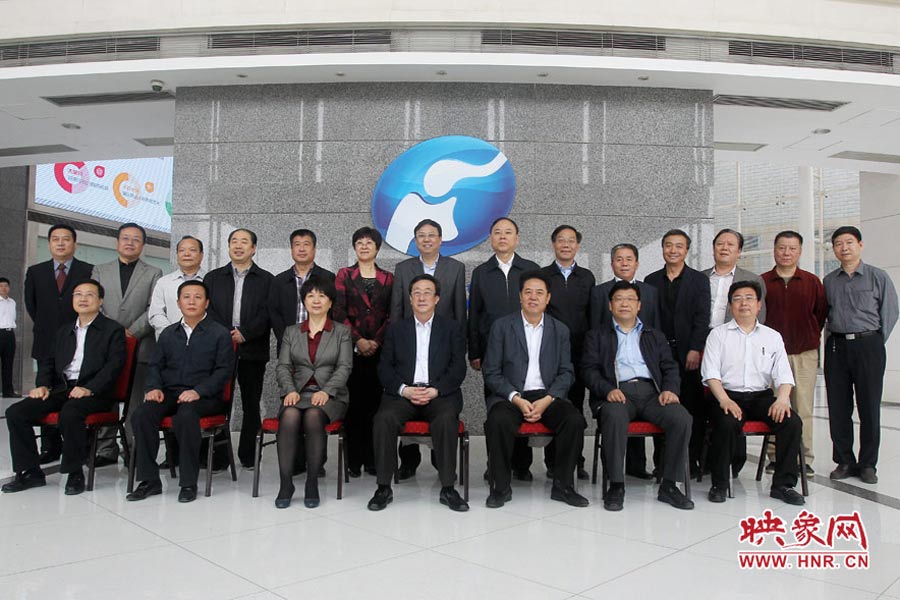 河南省委書記、省人大常委會主任郭庚茂視察河南電視臺 東方今報記者沈翔 劉棟杰/攝