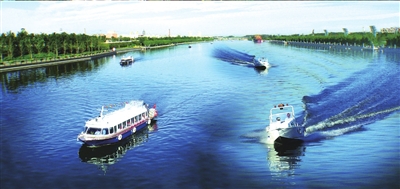 通州大運河已成為人們休閑的好去處。