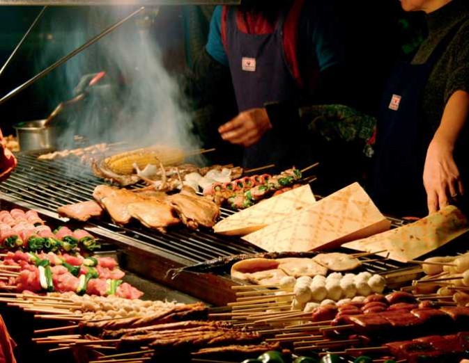 廟不離市、市不離廟的臺(tái)灣小吃