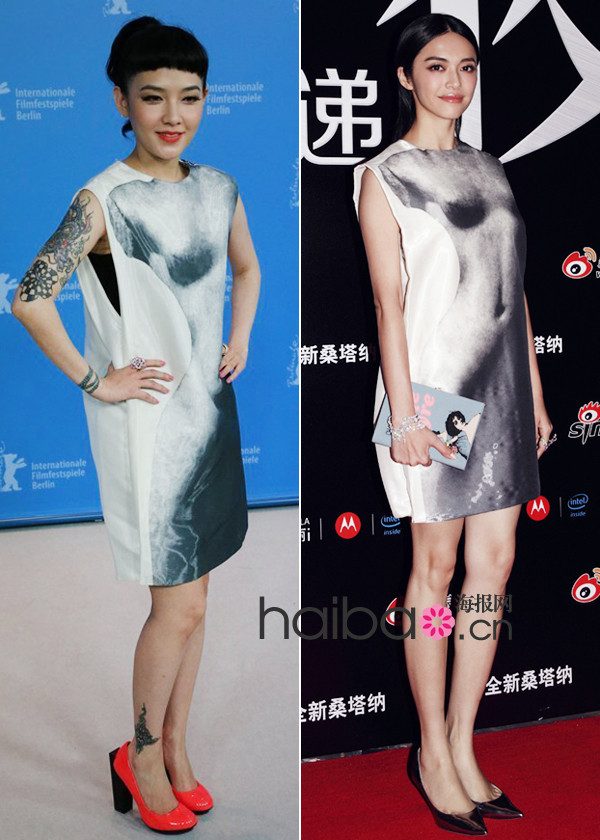 范曉萱姚晨撞衫 兩美妞詮釋Lanvin誰(shuí)更靠譜？