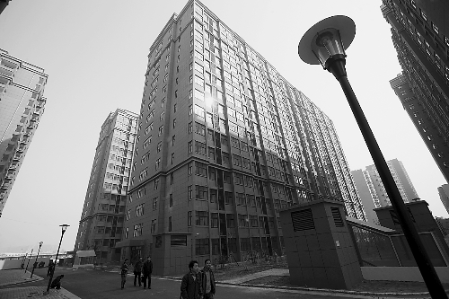 已基本建成的公租房。記者 史長來 攝