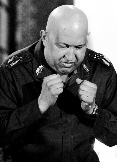 去年選舉期間，查韋斯造勢(shì)資料圖。