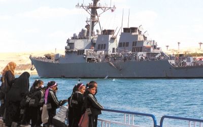 美國海軍“馬漢”號(hào)驅(qū)逐艦（資料圖片）。圖/CFP