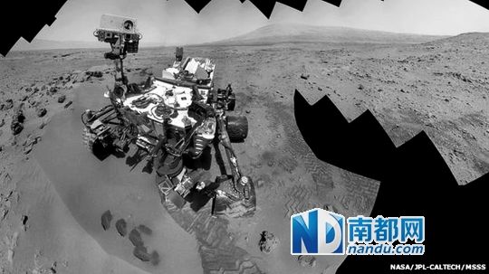 “好奇”號探測器在火星上發(fā)現(xiàn)水。
