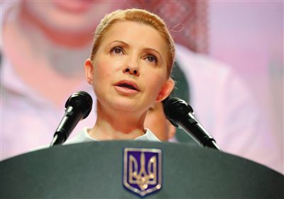 25日，在大選中得票率大幅落后的季莫申科舉行新聞發(fā)布會。