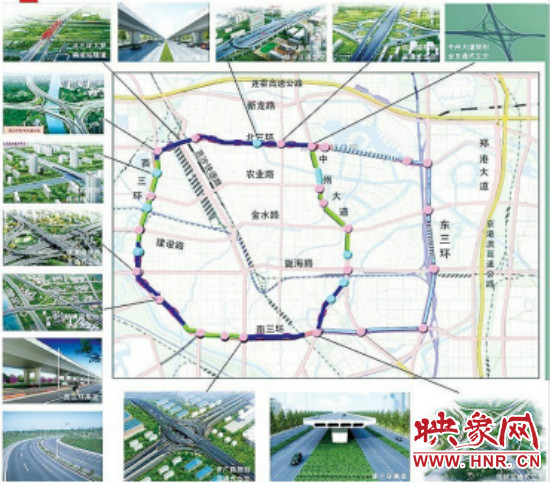 三環(huán)快速化工程方案圖。