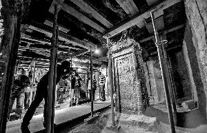 埃及首次向公眾開放的古埃及法老圖坦卡蒙乳母之墓內(nèi)景。