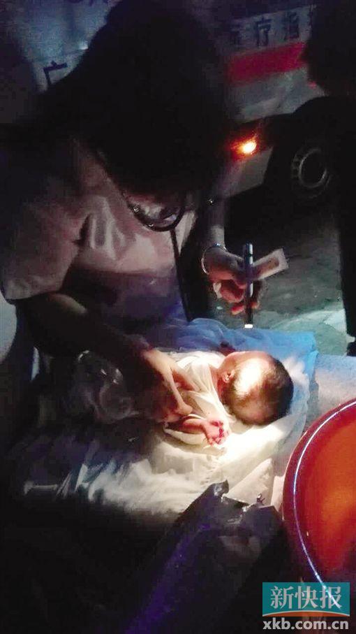 出生僅5天的男嬰被遺棄。 (受訪者供圖)