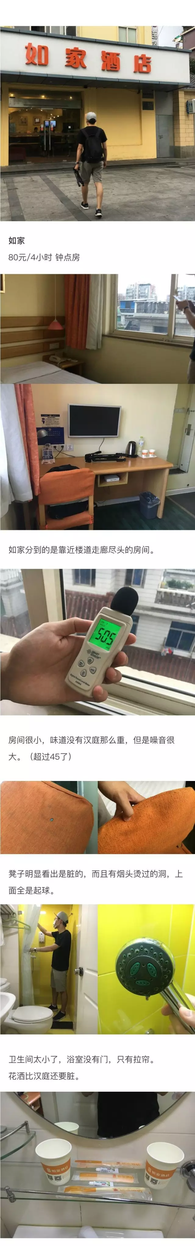 快捷酒店究竟有多臟？網(wǎng)友在7家酒店開房實(shí)測