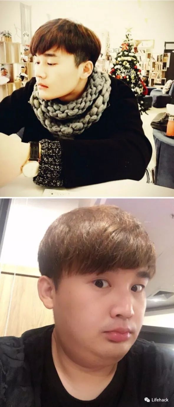 長胖20斤，臉型怎么變？這些例子看完扎心了！