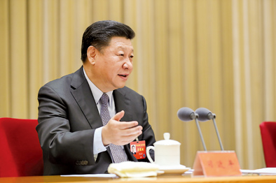 2017年12月28日至29日，中央農(nóng)村工作會議在北京舉行。習(xí)近平在會上發(fā)表重要講話。新華社記者 丁林 攝