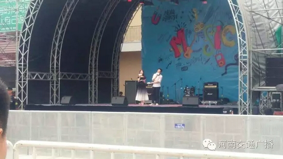 河南交通廣播主持人佳音、彎彎、朱浩都登上了優(yōu)放舞臺(tái)，優(yōu)放，交廣在這里！
