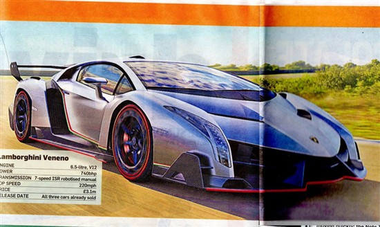 蘭博基尼Veneno 蘭博基尼Veneno