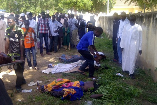 尼日利亞伊斯蘭極端武裝組織“博科圣地”約貝州古杰巴(Gujba)市的農(nóng)業(yè)學(xué)院，射殺數(shù)十名學(xué)生。