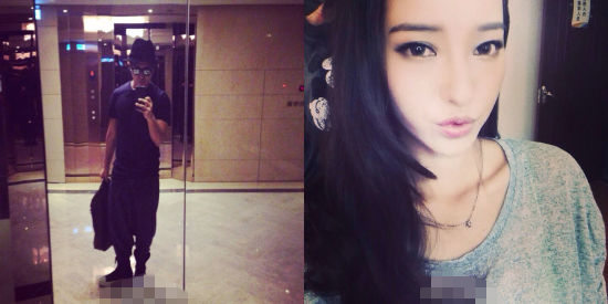 歐弟微博承認結(jié)婚曬老婆美照。