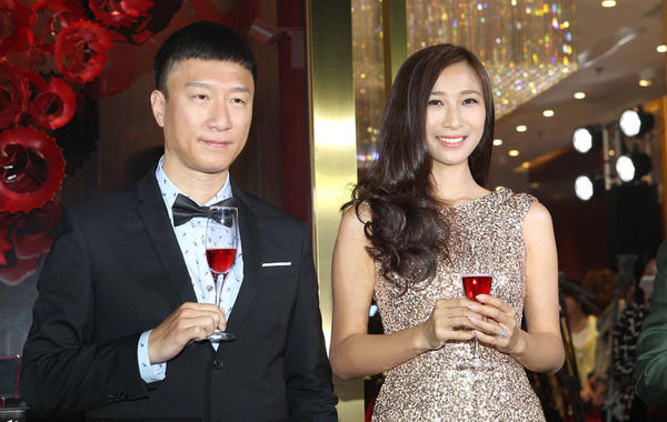 圖為孫紅雷、王駿迪夫婦。