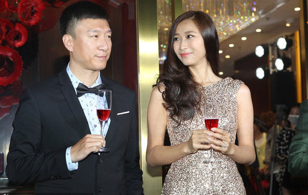 圖為孫紅雷、王駿迪夫婦。