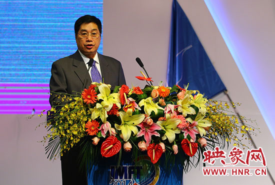 聯(lián)合國世界旅游組執(zhí)行主任祝善忠演講。