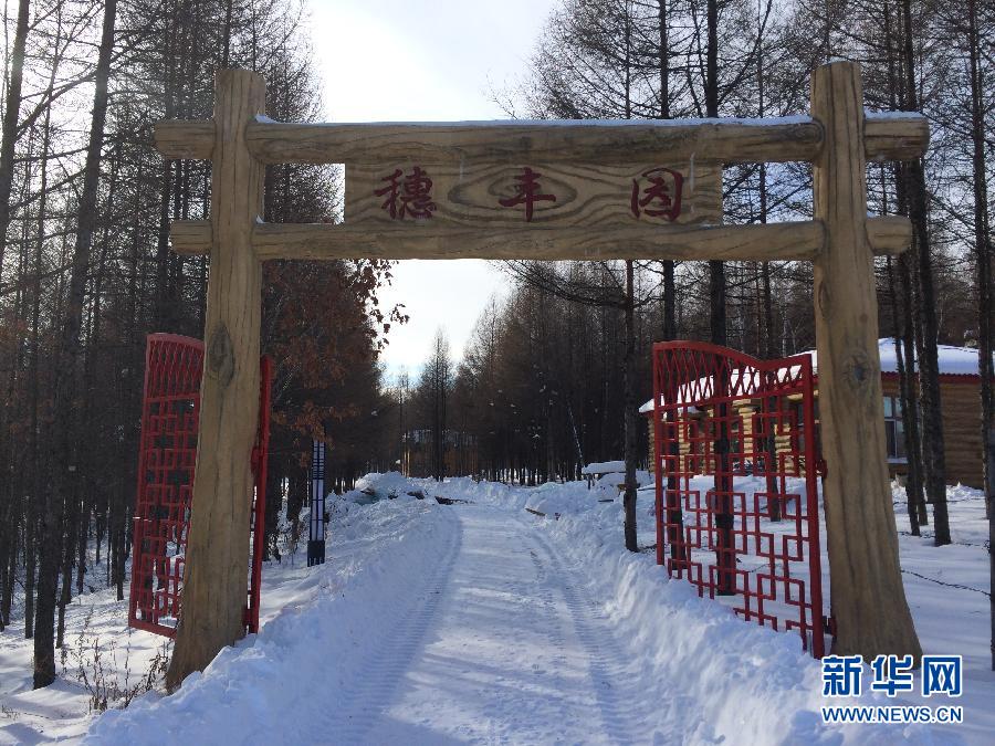 北山一隅的穗豐園（2013年12月8日攝）。新華社記者程子龍攝