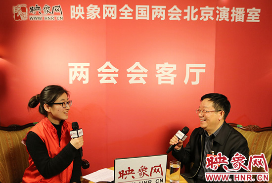 全國人大代表鄭永和做客映象網(wǎng)全國兩會北京直播室。