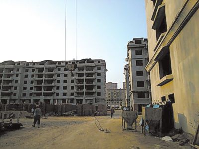 　適園雅居小區(qū)，已建起13棟住宅樓。