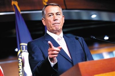 眾議院議長(zhǎng)博納是美國(guó)第三號(hào)政治人物。