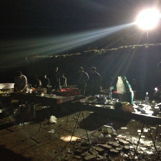 龍頭山鎮(zhèn)災(zāi)民安置點(diǎn)。澎湃新聞 程藝輝 圖