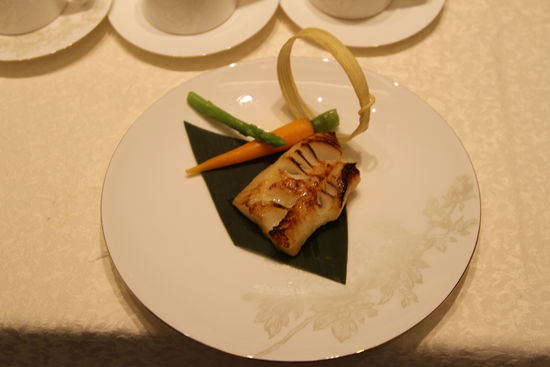 香烤銀鱈魚。 花惠生 供圖