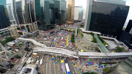 香港七千警力候命清場(chǎng)占中 資料圖