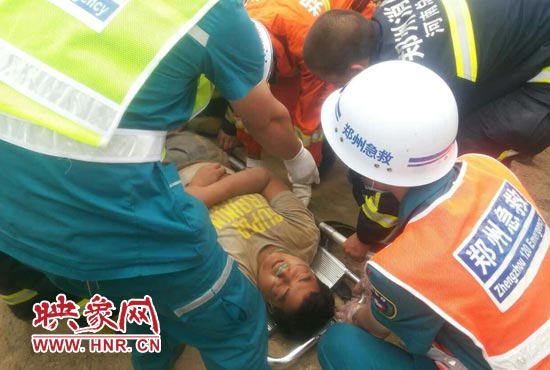 事故現(xiàn)場(chǎng)，一人被救出