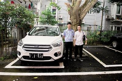 渝北警方送還追回的翼虎SUV。 渝北警方供圖