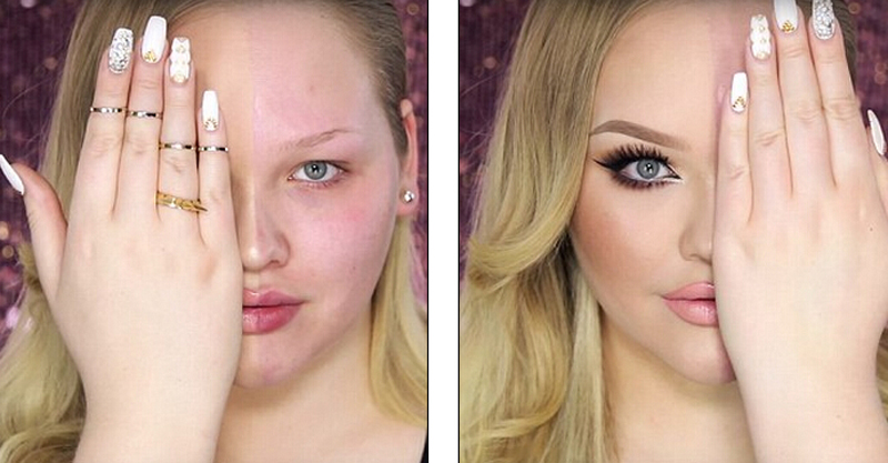 　左邊和右邊真的是一個人嗎？ （網(wǎng)頁截圖）