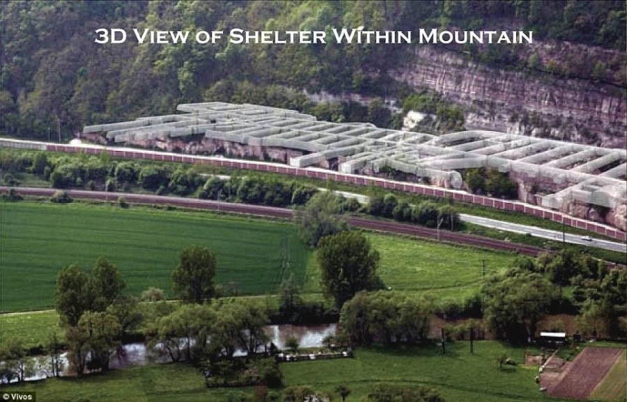 圖為堡壘外觀的3D效果圖。