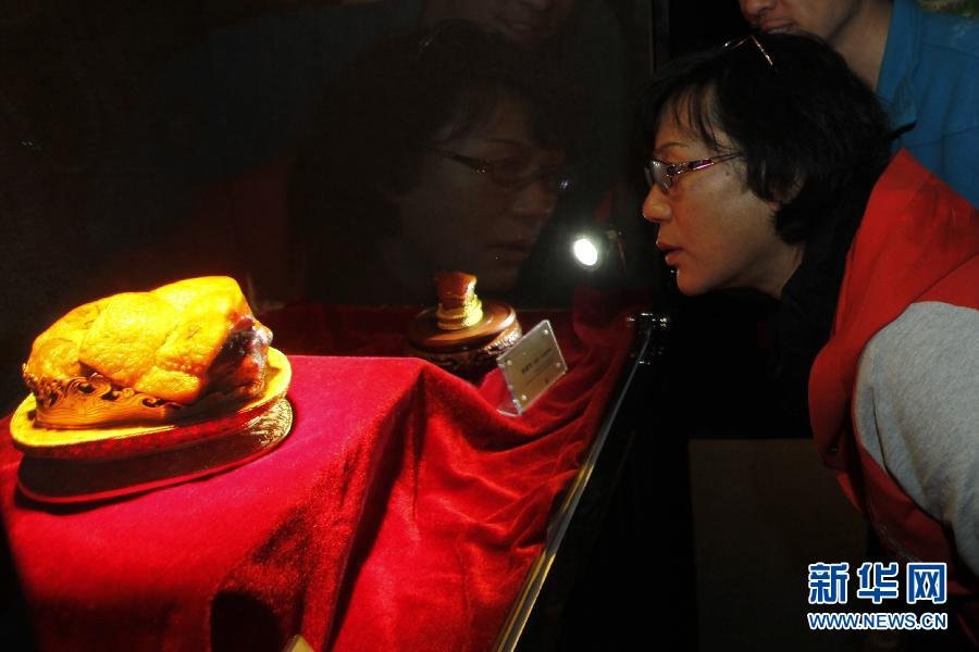 “東坡肘子”奇石亮相張家口 “東坡肘子”奇石亮相張家口