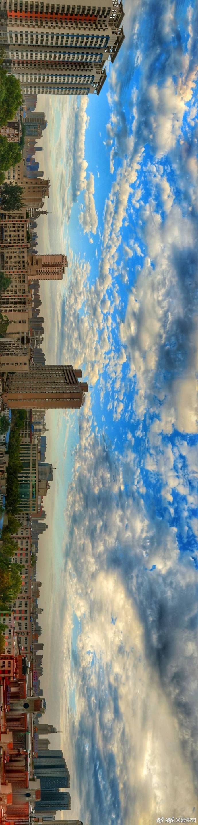 又被鄭州的藍(lán)天刷屏！隨便一拍就是手機(jī)壁紙
