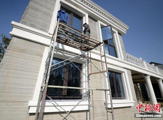 看！這些別墅都是3D打印出來的 僅耗時1天