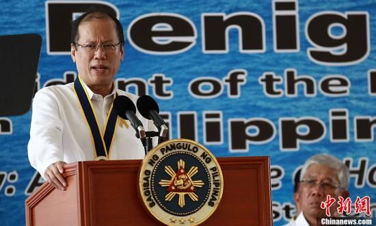 　　資料圖：菲律賓總統(tǒng)阿基諾。中新社發(fā) Malacanang 攝