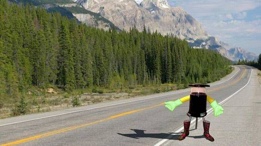 科學(xué)家將派機器人搭順風(fēng)車穿越加拿大Le robot HitchBot. 科學(xué)家將派機器人搭順風(fēng)車穿越加拿大Le robot HitchBot.