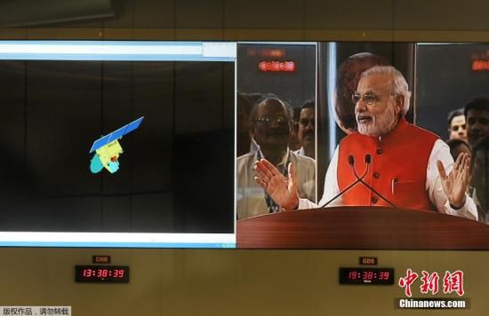 當?shù)貢r間9月24日，經(jīng)過近300天的航行，印度“曼加里安”號火星探測器成為了抵達火星的首個亞洲國家的